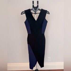NWT Victoria Beckham V-Neck Midi Length Dress
